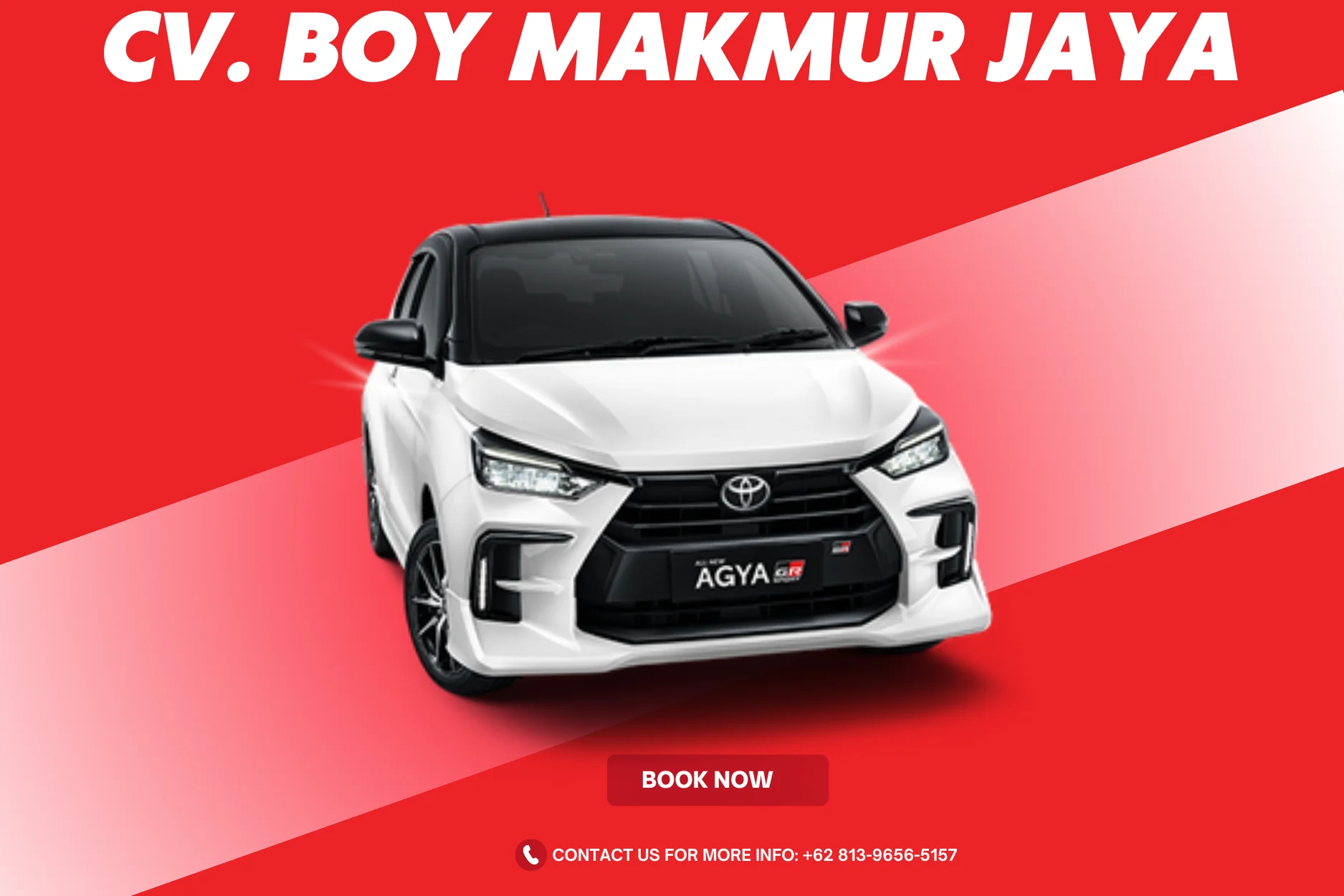 Rental mobil Toyota Agya di Medan