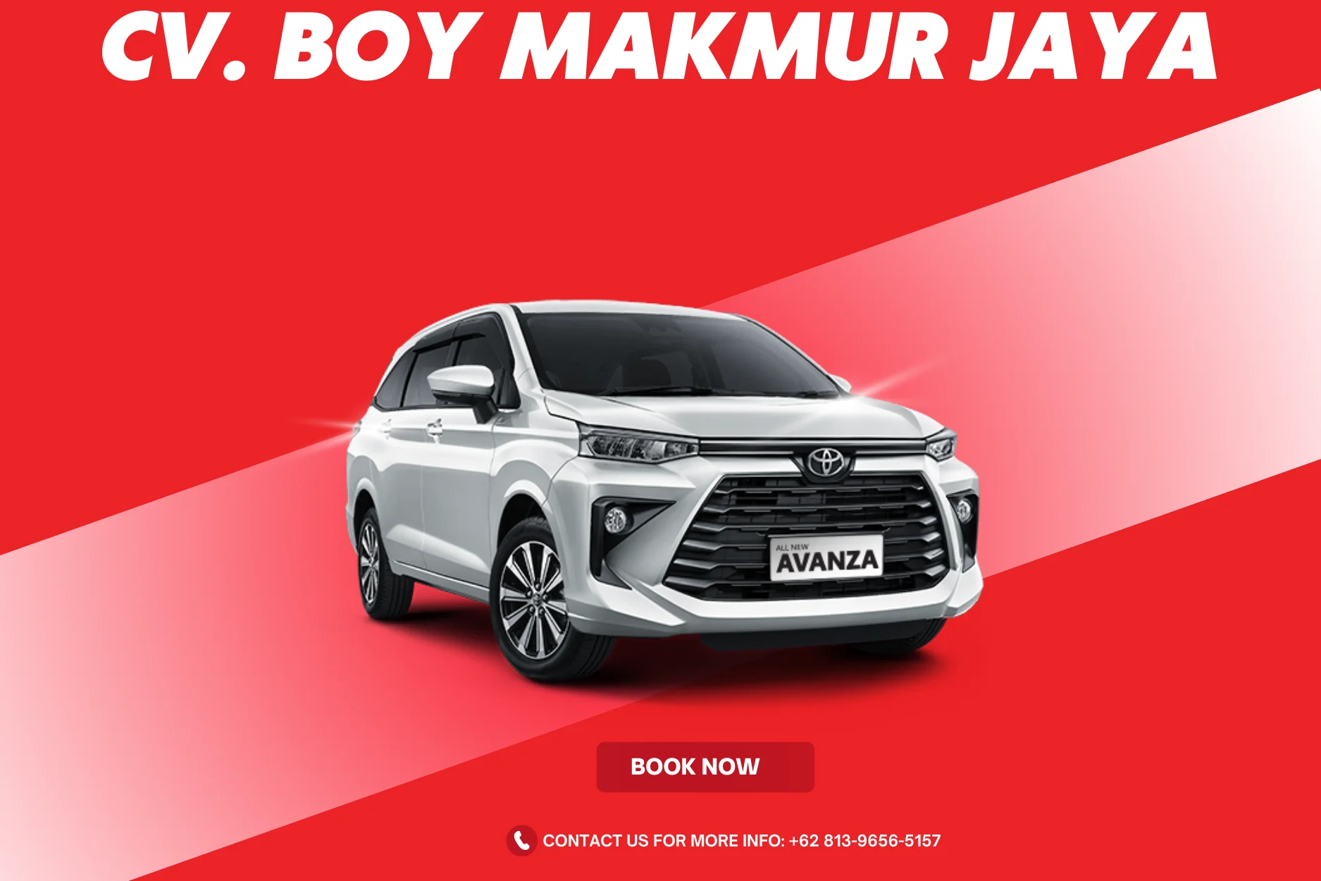 Rental mobil Toyota All New Avanza di Medan