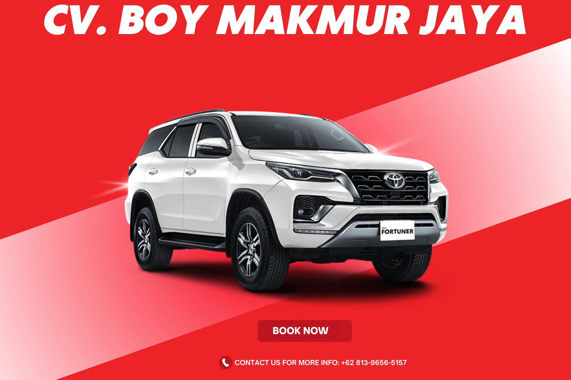 Rental mobil Toyota Fortuner di Medan
