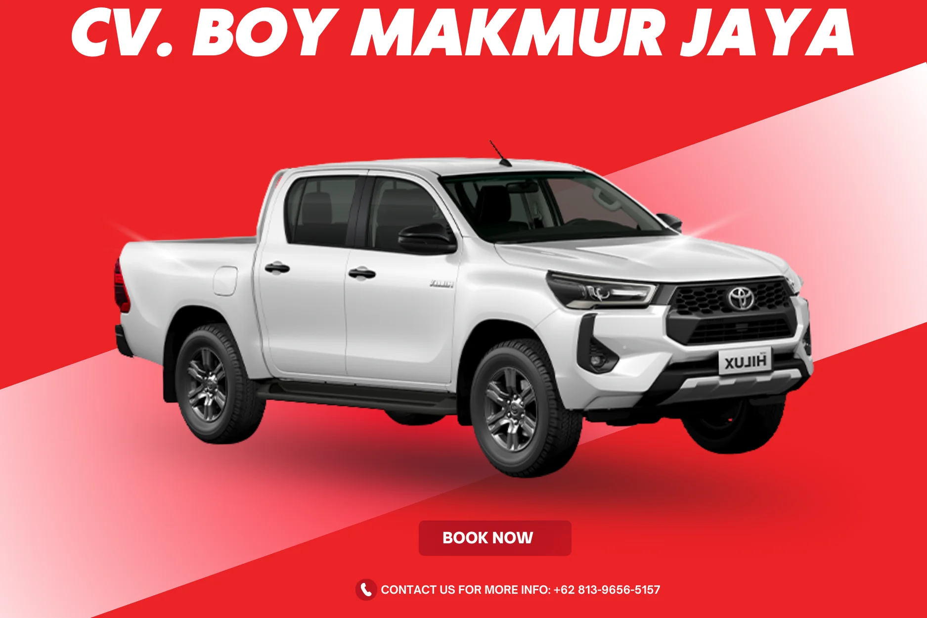 Rental mobil Toyota Hilux Double Cabin di Medan