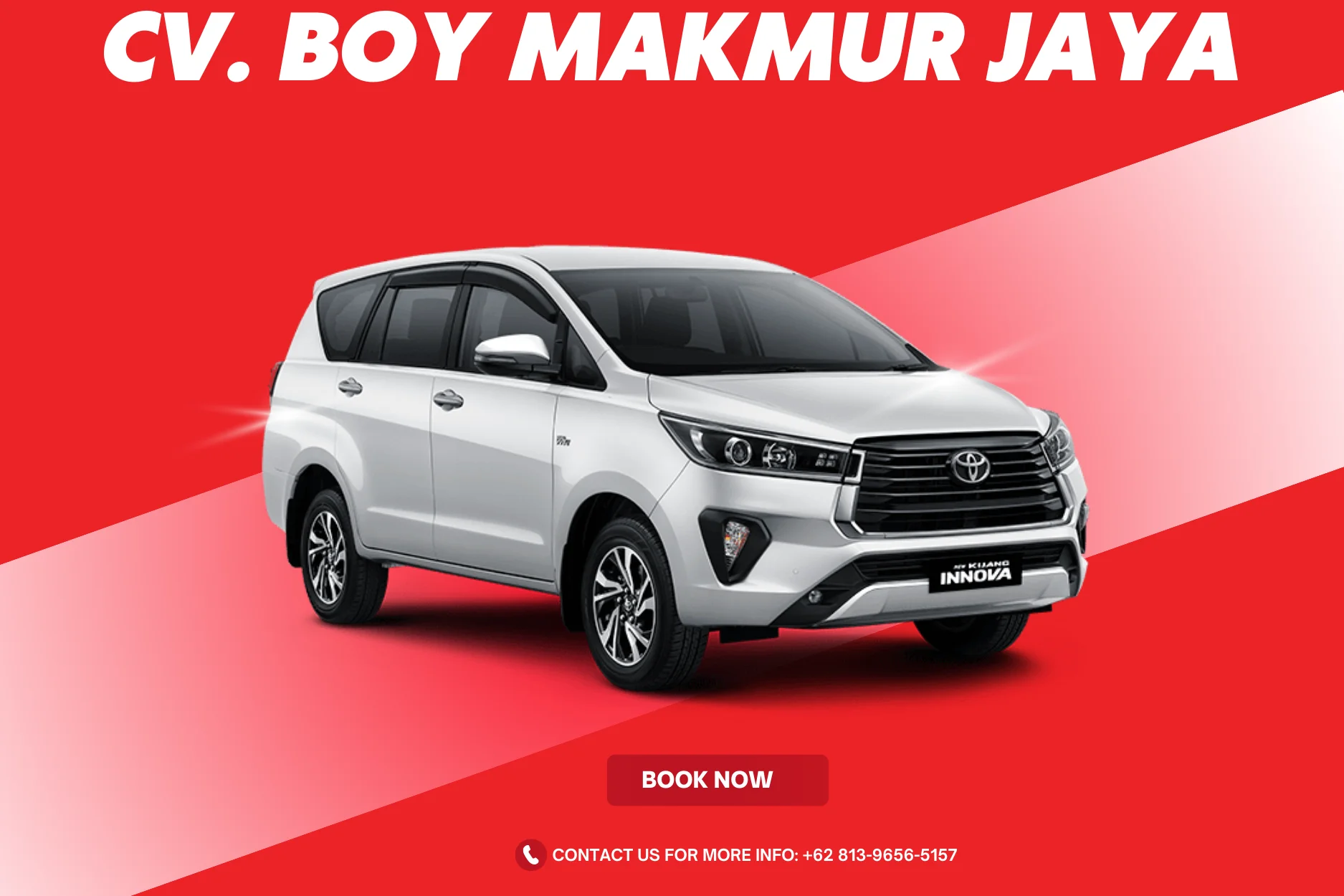 Rental mobil Toyota Innova Reborn di Medan